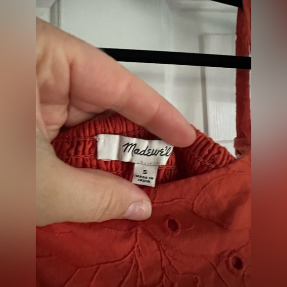 Madewell Eyelet Summertime Cami Midi Dress - Picture 4 of 6